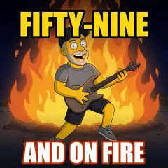 Fifty-Nine And On Fire cover art