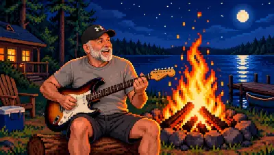 Pixel Art music video style